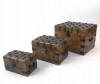 SH2320 - Wood / Iron Box Set of 3